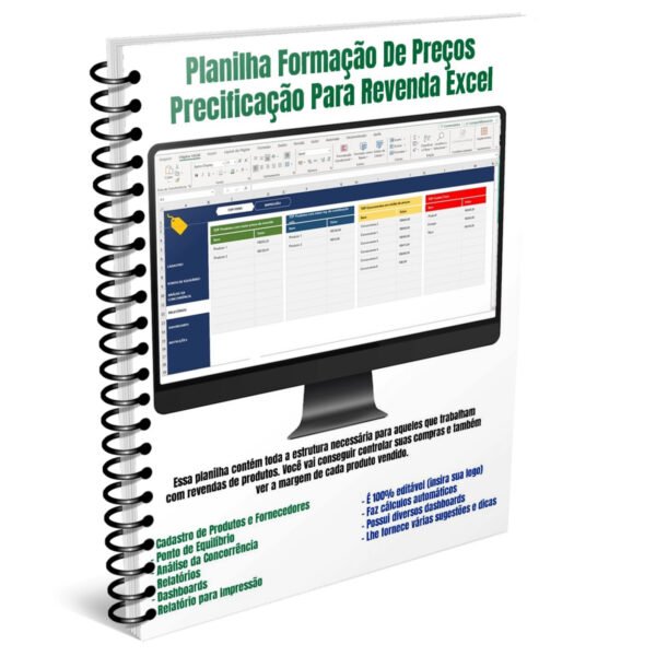 Planilha Formação de Preços Precificação para Revenda Excel - Imagem 14