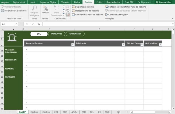 Planilha Excel Controle de Epi - Image 5
