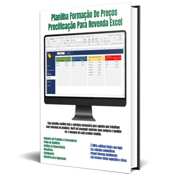 Planilha Formação de Preços Precificação para Revenda Excel - Imagem 16