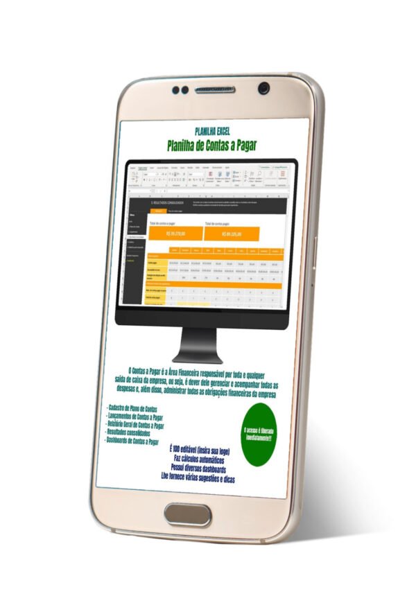 Contas a Pagar Excel