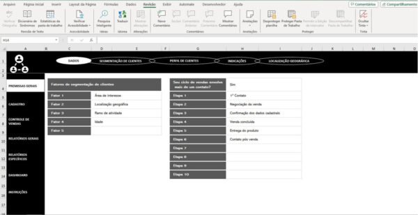 Planilha CRM Cadastro de Clientes em Excel - Image 6