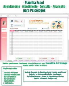 Planilha Agendamento Psicólogo