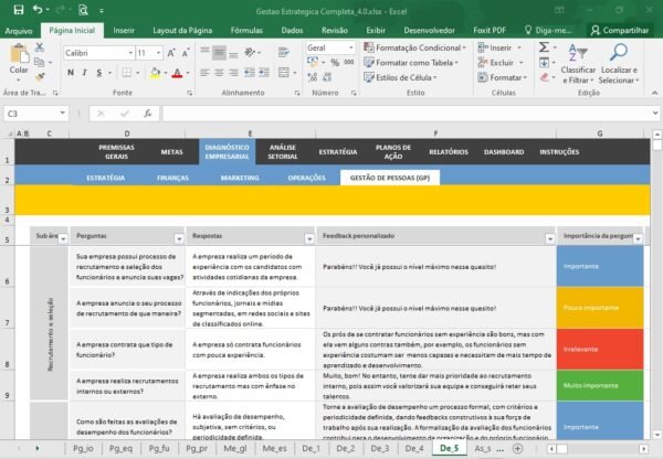 Planilha Gestão Estratégica Completa - Imagem 21