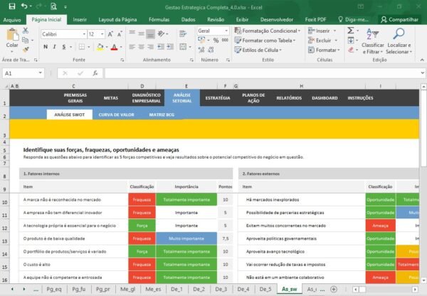 Planilha Gestão Estratégica Completa - Imagem 22