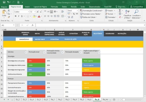 Planilha Gestão Estratégica Completa - Imagem 37