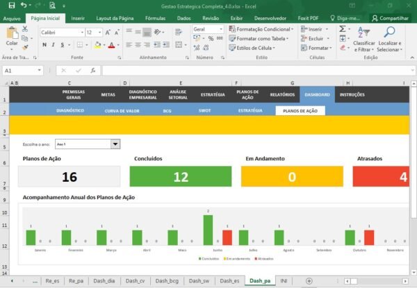 Planilha Gestão Estratégica Completa - Imagem 41