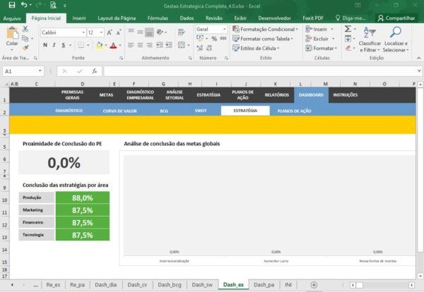 Planilha Gestão Estratégica Completa - Imagem 8