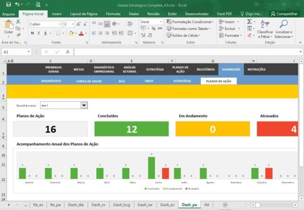 Planilha Gestão Estratégica Completa - Imagem 9