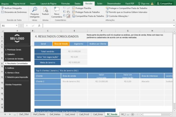 Planilha Cadastro e Controle de Clientes - CRM - Image 14