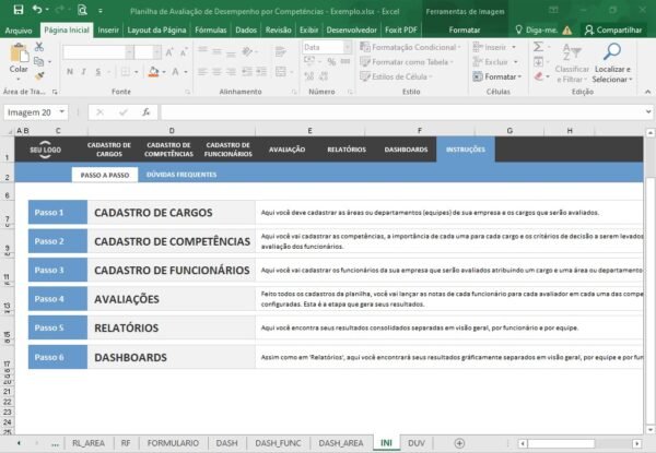 Planilha de Avaliação de Desempenho por Competências - Imagem 15