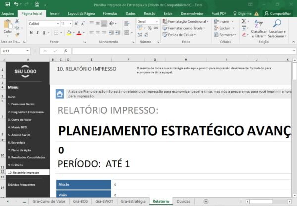 Planilha Integrada de Estratégia - Imagem 36
