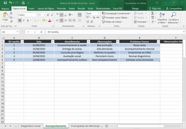 Planilha para Assistente Social - Imagem 3
