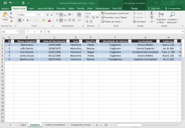 Planilha para Assistente Social - Imagem 5
