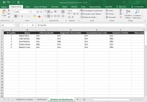 Planilha para Assistente Social - Imagem 6