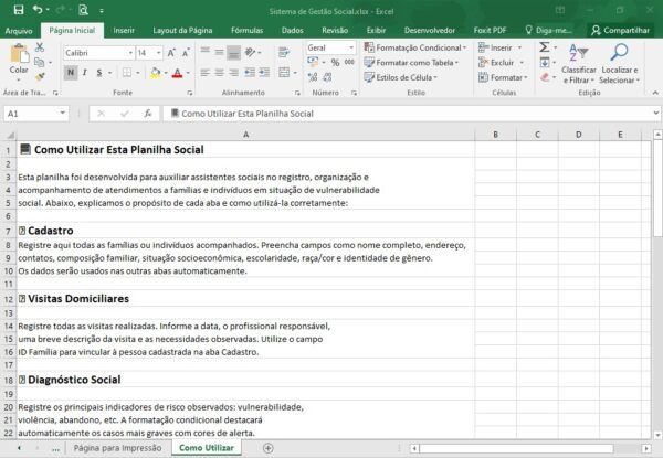 Planilha para Assistente Social - Imagem 9