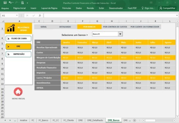 Planilha Controle Financeiro e Fluxo de Caixa - Imagem 19