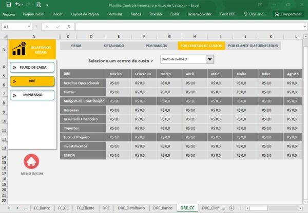 Planilha Controle Financeiro e Fluxo de Caixa - Imagem 20