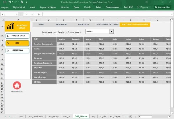 Planilha Controle Financeiro e Fluxo de Caixa - Imagem 21