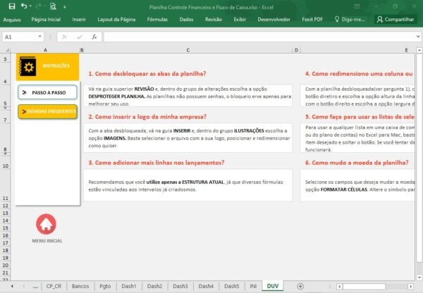 Planilha Controle Financeiro e Fluxo de Caixa - Imagem 22