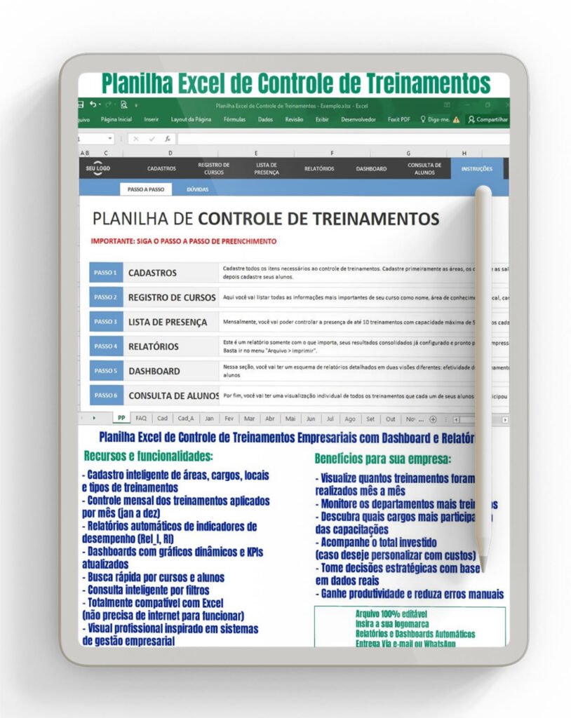Controle de Treinamentos