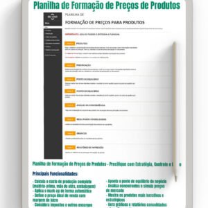 Formação de Preços de Produtos