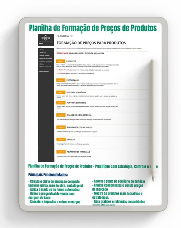 Formação de Preços de Produtos