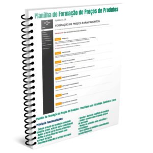Formação de Preços de Produtos Planilha Excel