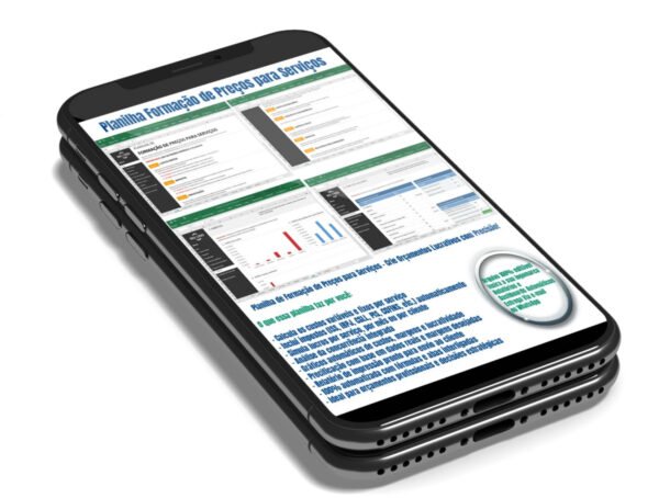 Formação de Preços para Serviços Planilha Excel
