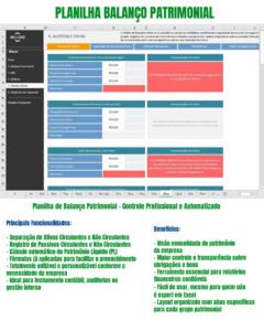 Planilha Balanço Patrimonial