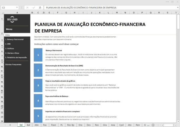 Planilha Balanço Patrimonial - Imagem 16