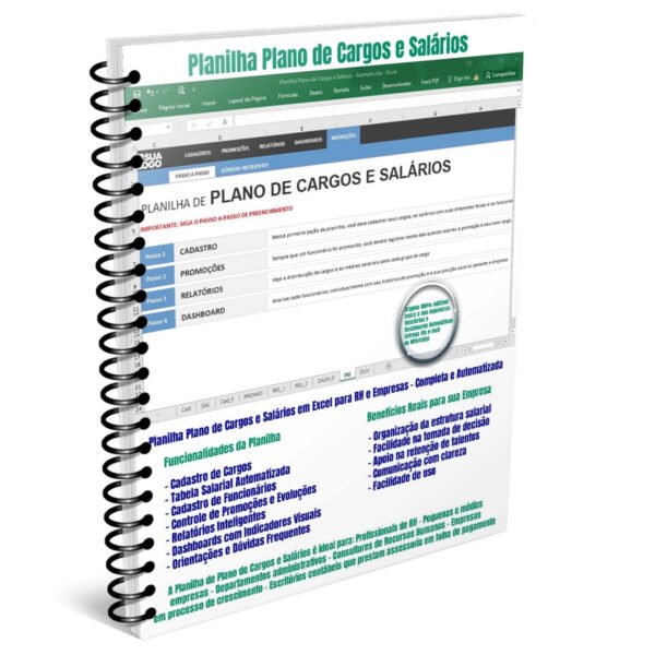 Planilha Excel Plano de Cargos e Salários