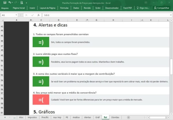 Planilha Formação de Preços para Serviços - Imagem 18