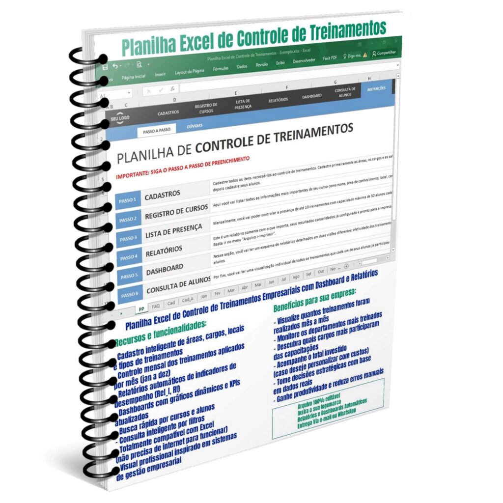 Planilha de Controle de Treinamentos