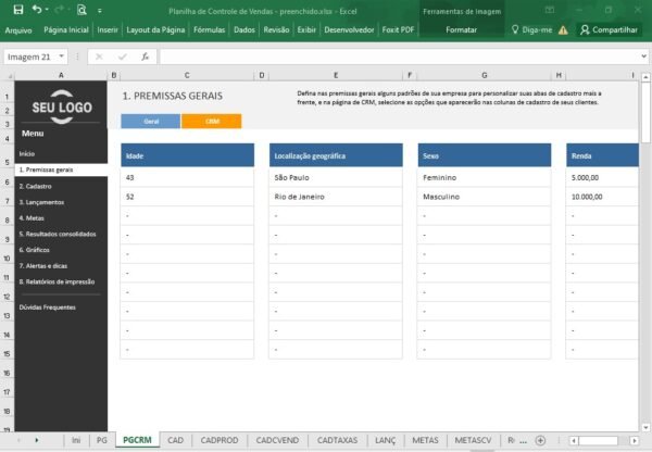 Planilha de Controle de Vendas - Imagem 14