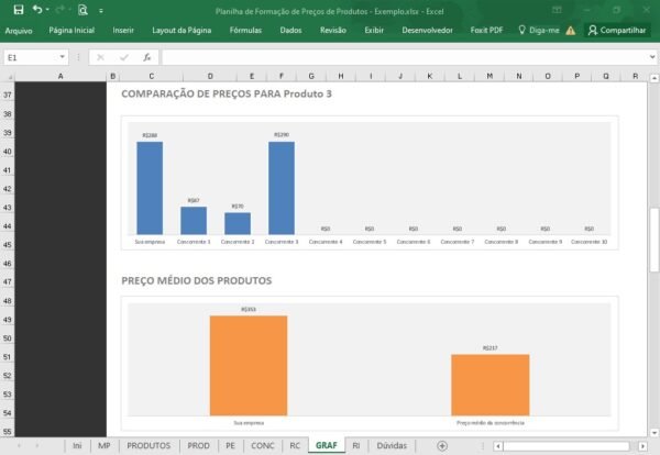 Planilha de Formação de Preços de Produtos - Imagem 8