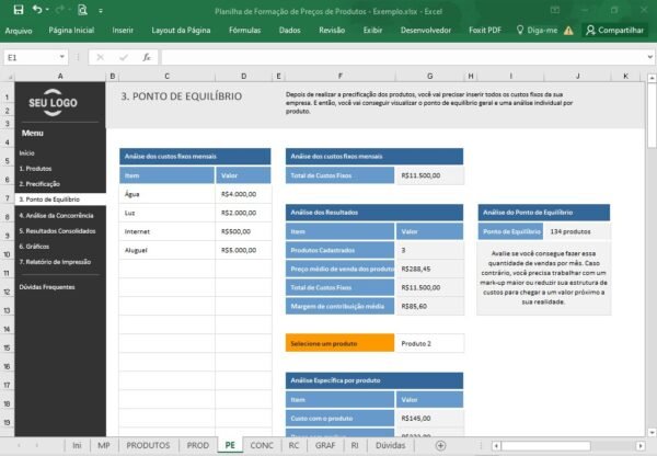 Planilha de Formação de Preços de Produtos - Imagem 14