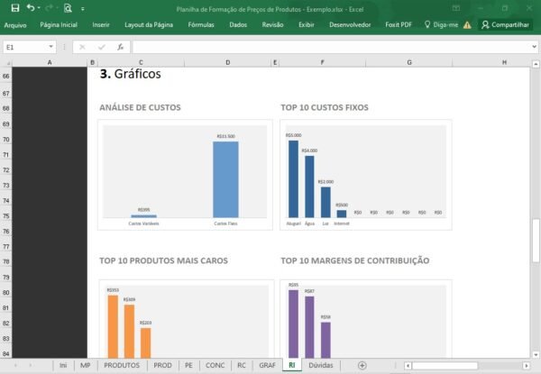 Planilha de Formação de Preços de Produtos - Imagem 21